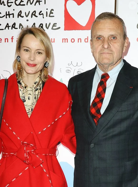 Together, Jean-Charles de Castelbajac and Pauline de Drouas had a daughter Jean-Charles de Castelbajac and his wife Pauline de Drouas Photo by Coadic Guirec/Bestimage