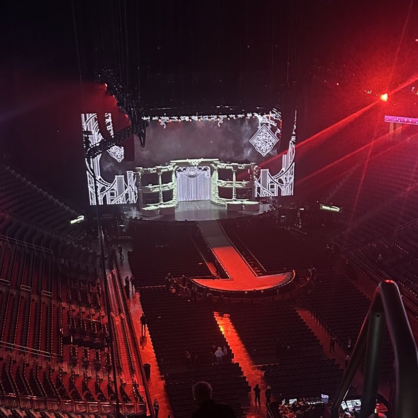 The Mayhem Ball Tour stage!